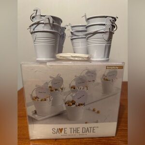 Save The Date Bucket Favor Kit - 12 Items Arts & Crafts Party Supplies